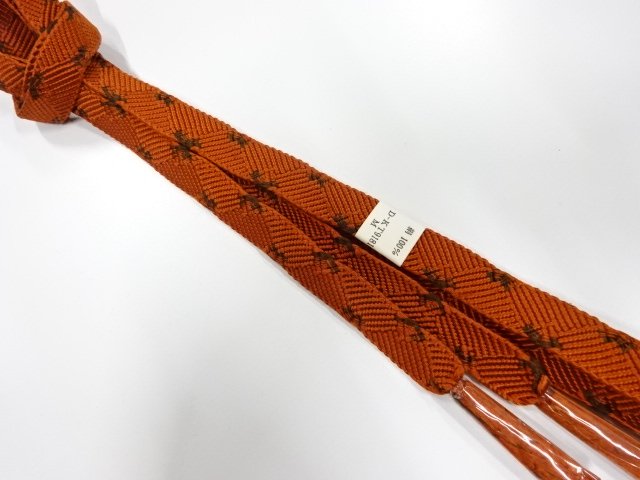 未使用品　正絹　手組帯締め